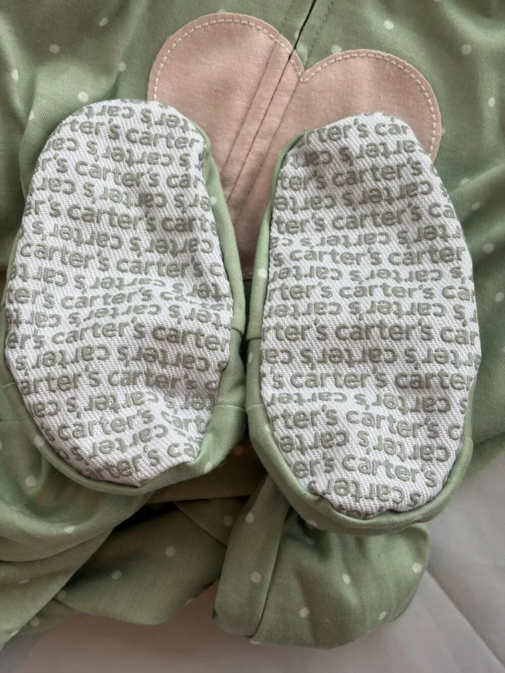 Carter's 2T Footed Pajamas Set of 2 Zip Sleepers Gripper Feet Long Sleeve